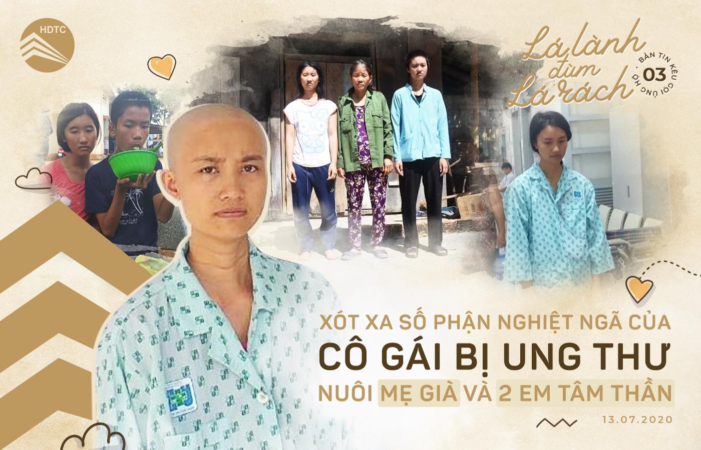 Lá lành đùm lá rách 03 - Chung tay hỗ trợ chi phí chữa bệnh cho bệnh nhân ung thư nghèo Phạm Thị Huyền tại Kon Tum
